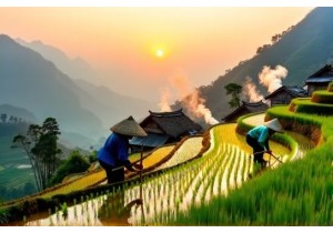 Authentic Village Life in China: Rice Planting and Harvest Festivals in Hunan