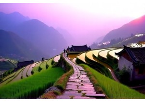 Walking Through Rice Terraces of Southern Shaanxi