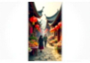 The Charm of Old Town Local Markets China