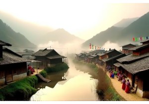 Ethnic Minority Villages Experience Traditional Life in China