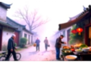 Living the Local Lifestyle China in Small Town Morning Routines