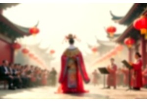 Hear Opera Songs in Chinese Cultural Street Performances