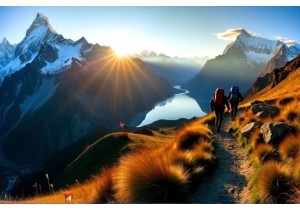 China Hiking Trails in Remote Untouched Mountain Regions