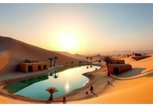 Dunhuang Desert Life: Simplicity