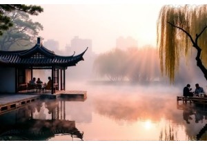 Chengdu Slow Living Relax in People’s Park Pavilion