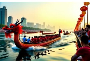 Enjoy Dragon Boat Racing During Traditional Festivals China