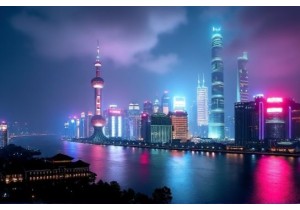 Shanghai Modern Culture Futuristic Architecture on the Bund