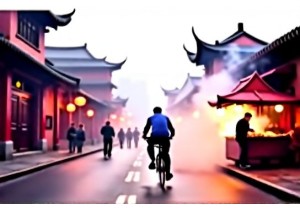 Life on Two Wheels: Cycling Through Chengdu’s Morning Bustle