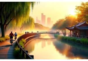 Chengdu Slow Living Bike Rides Along Riverbanks