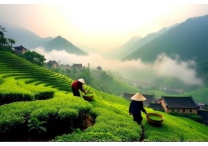 Hangzhou’s Tea Plantations: Plucking Leaves