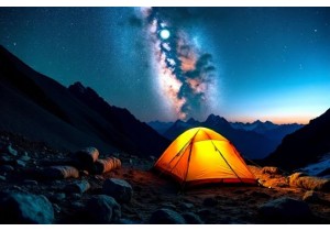 Sleep Under Stars on High Altitude China Trails