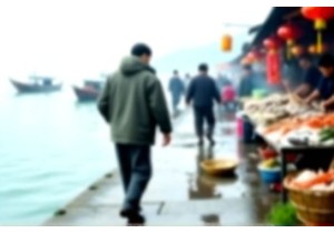 Fresh Seafood at Coastal Local Markets China