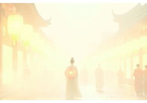 Photograph Lantern Festivals at Night in Ancient Towns China