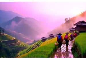 Hike to Longji Rice Terraces and Meet Zhuang People