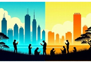 Urban vs Rural Internet Language in China