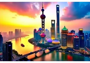 Shanghai Modern Culture Meets Futuristic Skyline Vibes