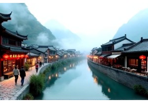 Balance Modernity and Tradition in Ancient Towns China Today
