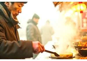 The Warmth of Street Food Vendors in Winter China