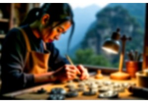 Weave Silver Jewelry with Miao Craftsmen in Southwest China