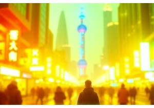 Shanghai Modern Culture Exposed in Neon-Lit Skylines