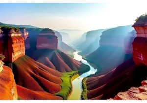 Undiscovered Danxia Landforms Far from Crowds