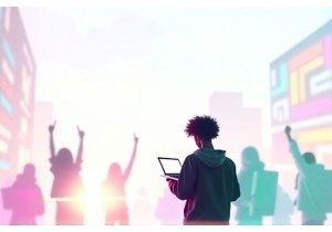 Youth Rebellion Expressed Through Digital Creativity