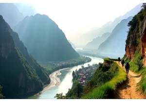 Hike Along the Nujiang River with Panoramic Views