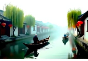 Drift Along Canals in Ancient Towns China Like Water Villages