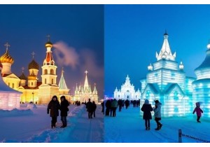 Harbin vs Changchun Ice Festivals vs Russian Influence