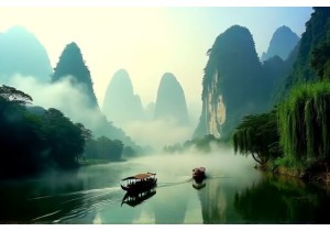 Guilin vs Yangshuo Karst Peaks vs Riverside Calm