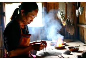 Touch History While Crafting Silver in Miao Villages