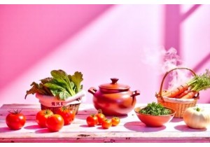 Freshly Picked Ingredients Turned into Feasts