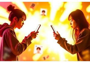 Meme Warfare Between Fans of Different Idols Online