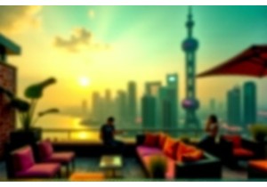 Shanghai modern culture in indie art districts and rooftop bars