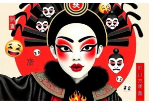 Why Beijing Opera Inspires China Emoji Meme Creations