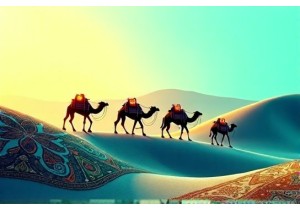 Silk Road Imagery Reimagined as Viral Aesthetic Motif Online