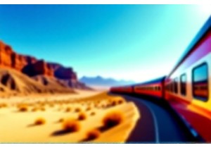 Silk Road travel by train from Lanzhou to Turpan scenic stops