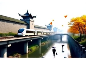 City transit in Nanjing featuring ancient walls and modern metro lines