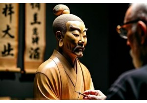 Portraits of Chinese Figures in Bamboo Craftsmanship Legacy