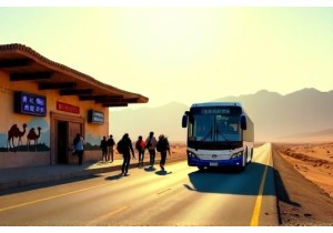 Silk Road travel guide using regional buses in Gansu province