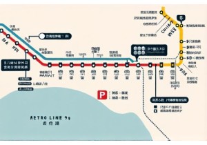 Subway map of Xi an with Terracotta Warriors shuttle and parking info