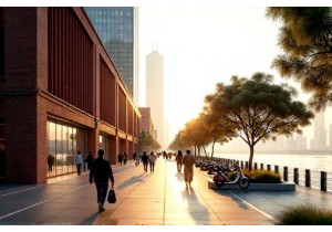 Shanghai Modern Culture in West Bund Museum District Walks