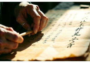 Restore Ancient Scripts Using Dongba Paper Techniques On Intangible Trails