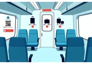 High speed rail tips for luggage size weight and storage on G trains