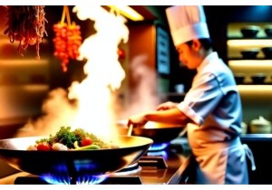 A Day in the Life of a Chinese Chef Working in a Traditional Wok Kitchen