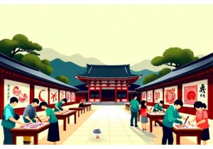 Paint Blessings With Woodblock Prints On Intangible Trails Heritage Days