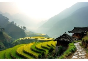 Off the Beaten Path China: Tranquil Rice Terraces Near Li...