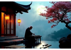 Ancient Guqin Under Moonlight:非遗旅行 in Chengdu