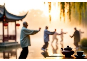 Daily Life in China: Tai Chi & Morning Tea in Chengdu