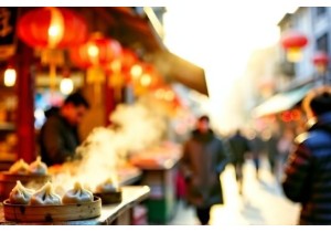 Chinese Street Food Night Markets Where Students Eat Dump...